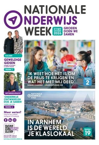 Nationale Onderwijskrant 2026 - Arnhem Onderwijsstad