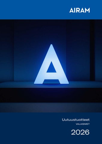 Airam Pro syksyn 2026 uutuusvalaisimet