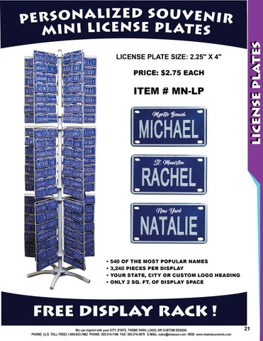 MS 2026 册 9 LICENSE PLATES - BAGS - DISPLAYS (GENERIC 灯饰目录 ) 第 19 页