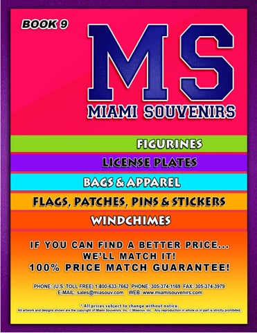 MS 2026 BOOK 9 LICENSE PLATES - BAGS - DISPLAYS (GENERIC CATALOG)