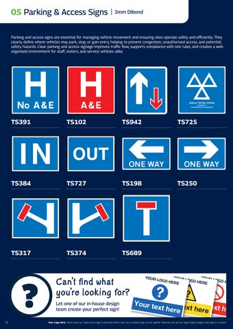 The Caley Group - Traffic Management Signage 第 12 页