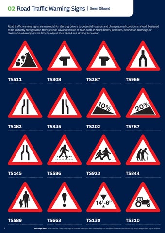 The Caley Group - Traffic Management Signage 第 6 页