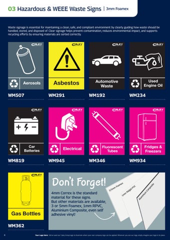 The Caley Group - Waste Management Signage 第 8 页