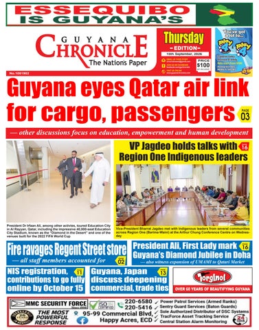 Guyana Chronicle E-Paper 10-09-2026