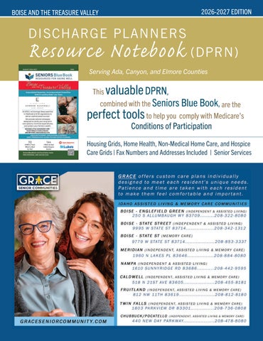 Seniors Blue Book DPRN // Boise and the Treasure Valley // 2026-2027 Edition