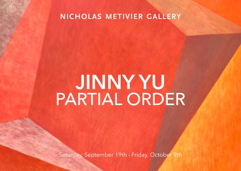 Jinny Yu | Partial Order