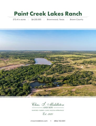 Paint Creek Lakes Ranch  |  Brown County, Texas
