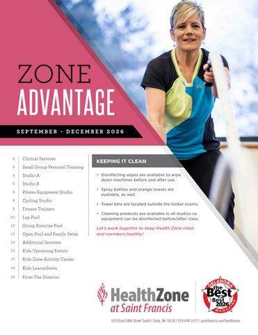 Health Zone's Zone Advantage - Fall 2026