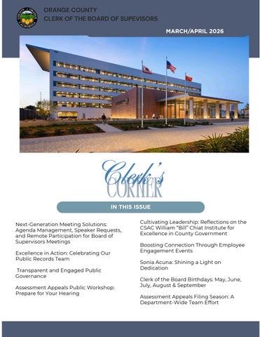 Clerk's Corner September 2026