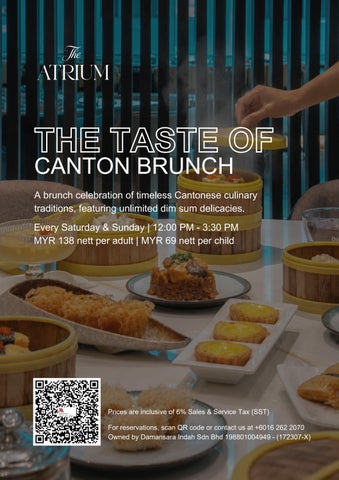 e-Flyer: The Taste of Canton Brunch