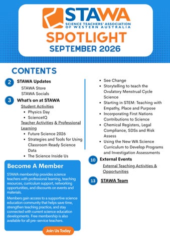 STAWA Spotlight September 2026