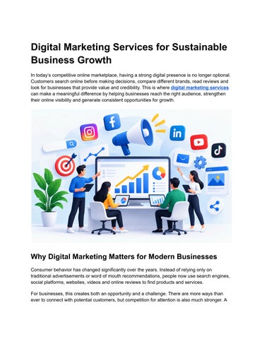 Digital Marketing Services for Sustainable Business Growth