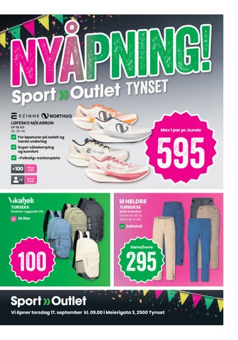 Sport Outlet - nyåpning Tynset