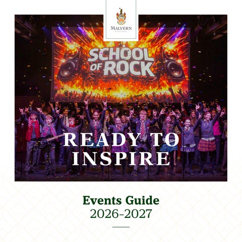 Malvern College Events Guide 2026-27