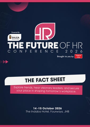 The Future of HR Factsheet 2026 cover