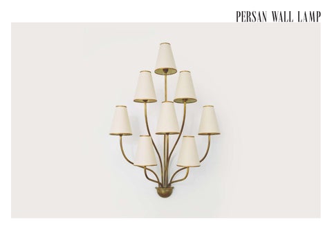 Royère - SpecSheet - Persan Wall Lamp