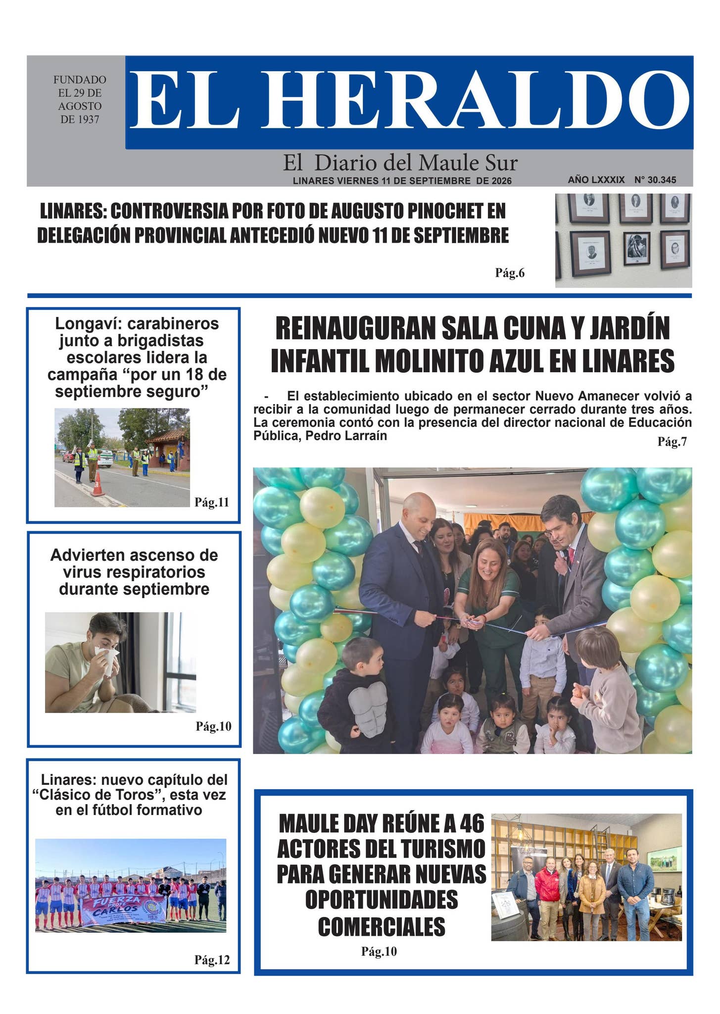 Viernes 11 de septiembre 2026