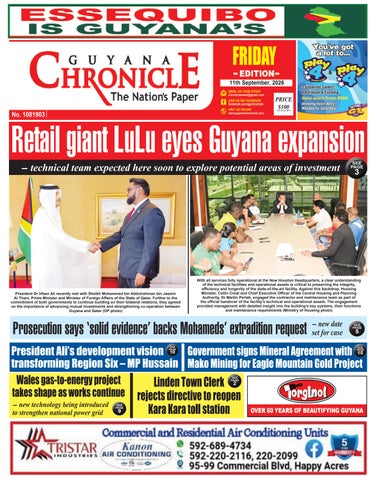 Guyana Chronicle E-Paper 11-09-2026