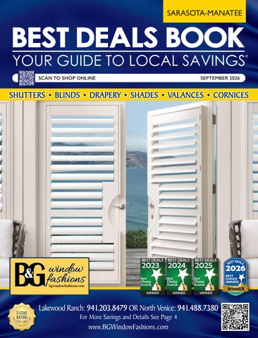 2026 - Best Deals Book - September  -  Sarasota/Manatee