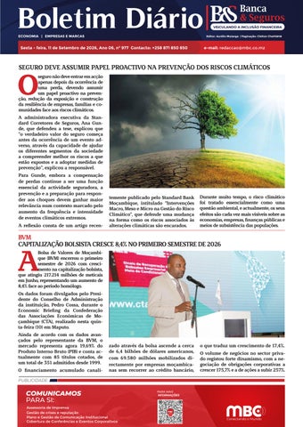 BOLETIM BANCA & SEGUROS 11.09.2026