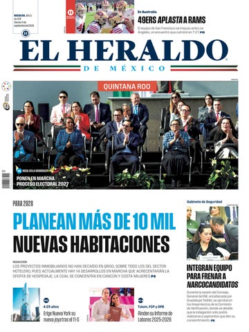 El Heraldo Quintana Roo. Edición impresa del viernes 11 de septiembre 2026