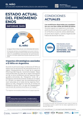 INFORME el Niño INA