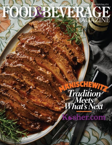 Food & Beverage Magazine - Sept 2026 Innovation Cover - Manischewitz