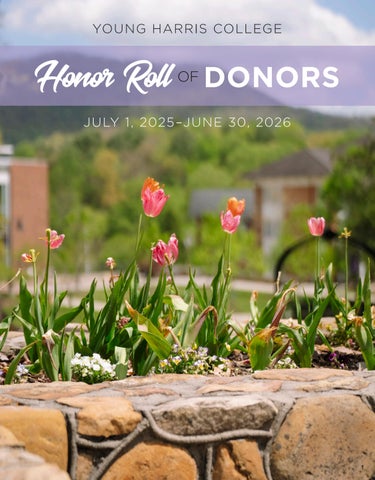 Honor Roll of Donors 2025-2026