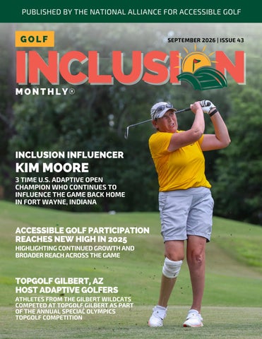 Golf Inclusion Monthly - September 2026