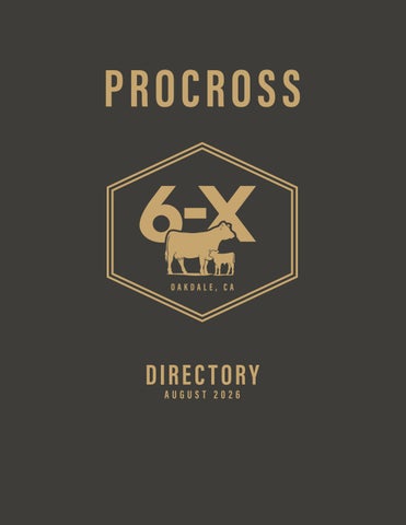6-X August ProCross Directory