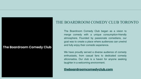 Comedy show Toronto