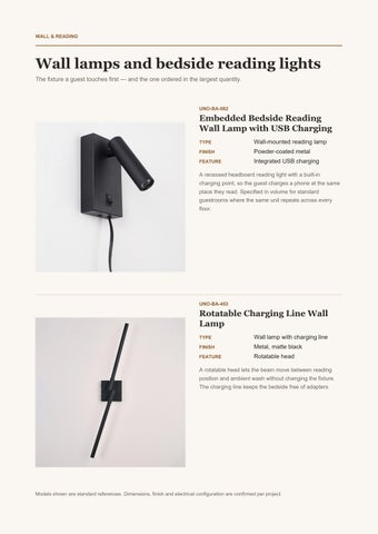 ZEROUNO Lighting 灯饰目录 · — 酒店工程 灯饰 Portfolio × Product 指南 2026 第 3 页