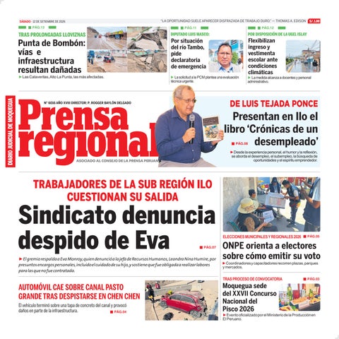 La Prensa Regional – Sábado 12 de setiembre de 2026