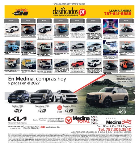 Clasificados PR 09-12-2026