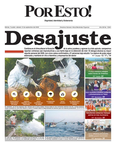 PORTADA POR ESTO MERIDA, SABADO 12 DE SEPTIEMBRE DE 2026
