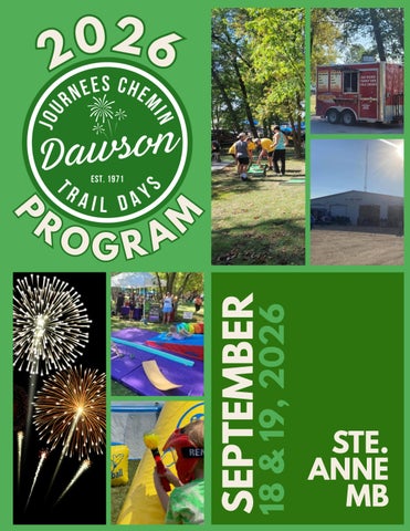 Dawson Trail Days 2026 Program 
