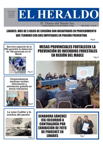 Domingo 13 de septiembre 2026