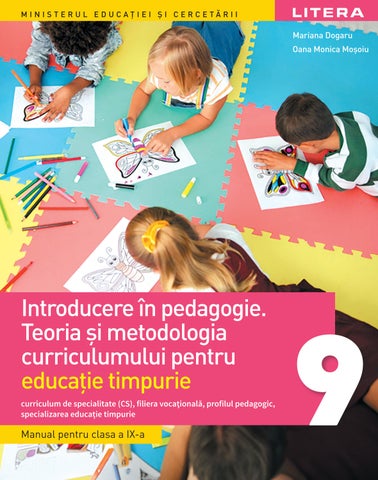 Introducere în pedagogie - educaţie timpurie, Clasa a IX-a