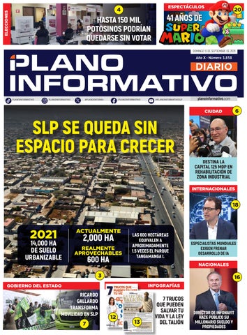 Plano Informativo Impreso, Año 11, No. 3858