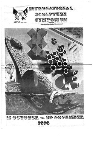 International Sculpture Symposium - The Libertarian - Oct. 7, 1976