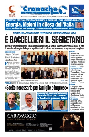Cronache del 14 settembre 2026