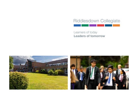 31198 Riddlesdown Collegiate Prospectus (Online only) AW