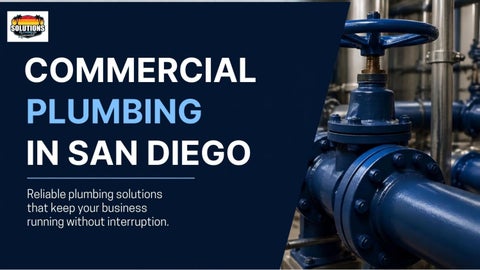 Commercial Plumbing in San Diego