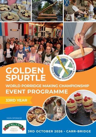 Golden Spurtle – World Porridge Making Championship Event Programme 2026