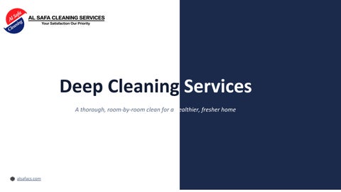 Deep Cleaning Ras Al Khaimah | Al Safa Cleaning Services – Complete Guide