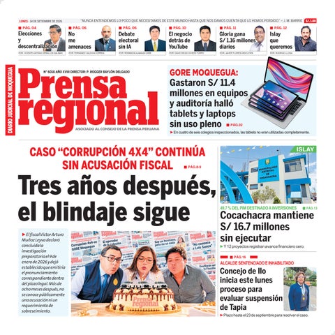 La Prensa Regional – Lunes 14 de setiembre de 2026