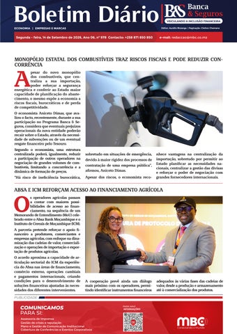 BOLETIM BANCA & SEGUROS 14.09.2026