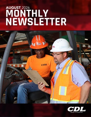 CDL August 2026 Newsletter