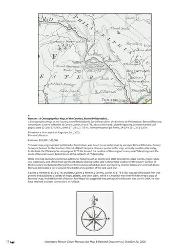 Important Mason-Dixon Manuscript Map × Related Documents | October 29, 2026 第 12 页