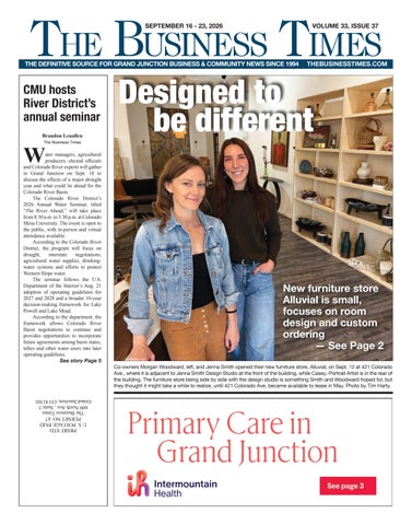 The Business Times Volume 33 Issue 37